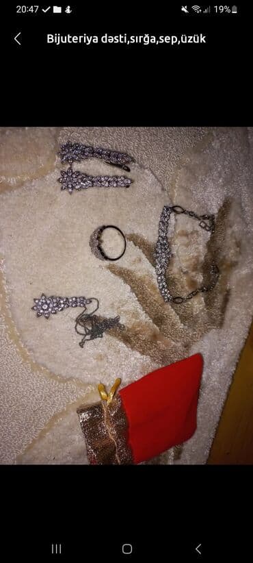 oğlan sepləri: Bijuteriya dəsti,sırğa,sep,üzük,qolbaq — 1