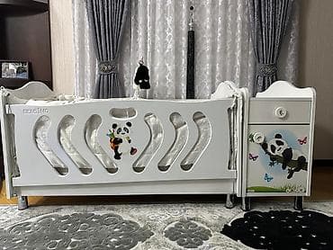 Для девочки и мальчика, Б/у, Письменный стол, Шкаф, 2 тумбы at lalafo.az Для девочки и мальчика, Б/у, Письменный стол, Шкаф, 2 тумбы