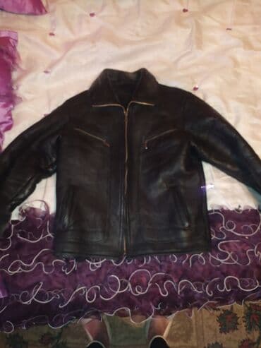 Kurtka, Dəri, Qış, 2XL