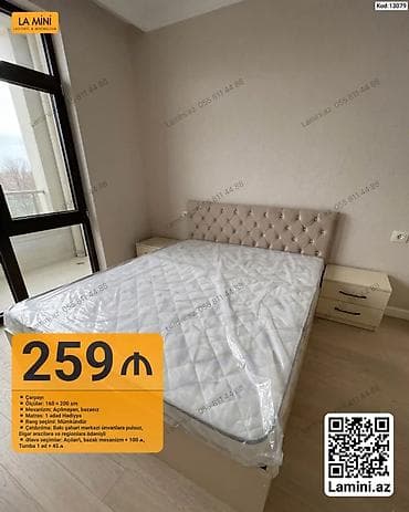 Yataq dəsti – Çarpayı + matras - Model: La Mini, Kod: 13079 - lalafo.az -da Yataq dəsti – Çarpayı + matras - Model: La Mini, Kod: 13079 -