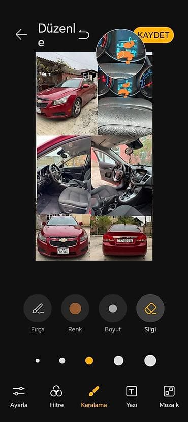 maxima 10 40 yağ: Chevrolet Cruze: 1.6 l | 2014 il Sedan — 4