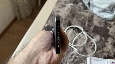iphone 14 plata: IPhone 14 Pro, 128 GB, Deep Purple, Simsiz şarj — 6
