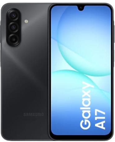 usb samsung: Samsung Galaxy A17, 16 GB, rəng - Qara, Simsiz şarj — 1