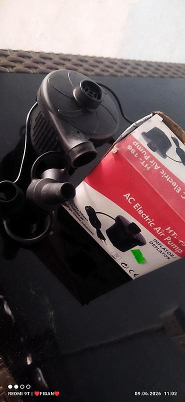 Alətlər: HT-196 AC Electric Air Pump – şişirdici/boşaldıcı Məhsulun — 4