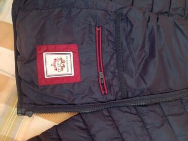 U.S. Polo Assn. kişi montu – lacivərt rəng. - Modell: yüngül, şişmə