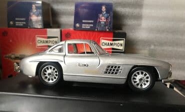 metbex tavan modelleri: Коллекционная модель Mercedes-Benz 300SL Coupe W198 Silver 1954 — 12