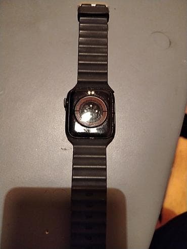 sensor qol saatlari: Ağıllı saat – qara rəng - Kvadrat korpus, sensorlu ekran - Silikon — 2