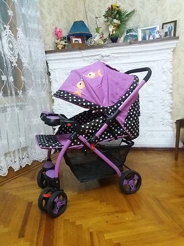 Uşaq arabası – əla vəziyyətdə! 💜 90 AZN Demək olar ki, istifadə — 2