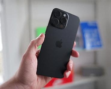 iphone 11 pro max islenmis: IPhone 15 Pro Max, 256 GB, Qara, Face ID — 1