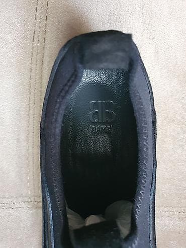 Balenciaga BB slip-on kişi ayaqqabısı - Rəng: qara, kontrast ağ orta — 2