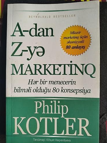 Məhsul: Kitab – “A-dan Z-yə Marketinq: Hər bir menecerin bilməli