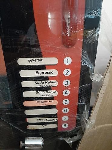 Kofe aparatı satilir.Yaxsi veziyyetdedir.Heç bir problemi yoxdur.Son — 1
