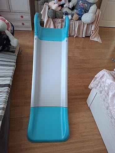 Uşaq slayd/körpə üçün ev daxili sürüşmə. - Material: möhkəm plastik -