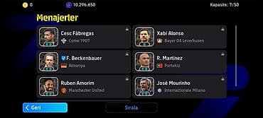 daye iş: EFootball hesabı – güclü kadr və menecer toplusu - Komanda sxemi — 4