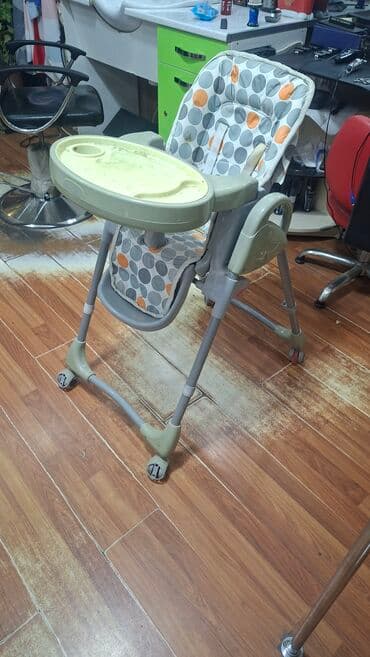 стул для кормления: Uşaq yemək stulu - Tənzimlənən hündürlük və arxalıq: oturacaq arxası — 2
