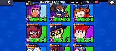 explore smart samokatlar: Brawl Stars hesabı - Kupa: 28 421 (ən yüksək 28 423), Kral rütbə III — 4