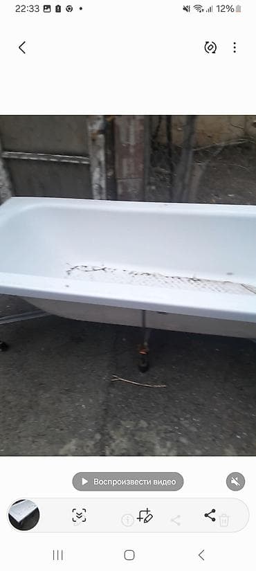 hamam tuşlari: Məhsul: Vanna (klassik düzbucaqlı model) - Material: Emaye örtüklü — 2