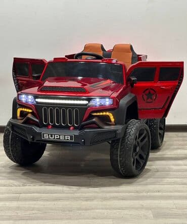 Uşaq üçün elektrik maşınları: 1 yaşdan 12 yaşa qədər uşaqlar üçün nəzərdə tutulub rezin təkərlər — 5