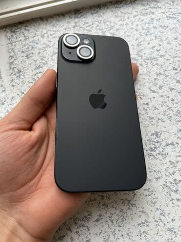 iphone 15 2 ci el: IPhone 15, 128 GB, Qara, Barmaq izi, Face ID — 2