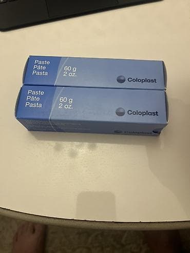 ipad almaq: Məhsul: Coloplast Paste – 60 q (2 oz) Qutu üzərində: “Paste / Pâte / — 2