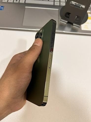 IPhone 13 Pro, 128 GB, Alpine Green, Qırıq, Simsiz şarj, Face ID — 2