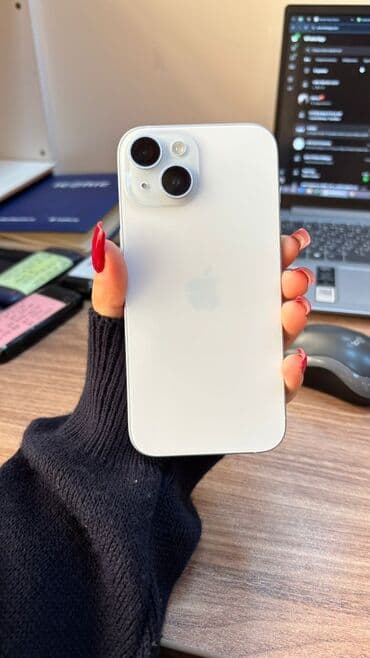 сколько стоит айфон 5: IPhone 15, 128 ГБ, Голубой, Беспроводная зарядка, Face ID — 1