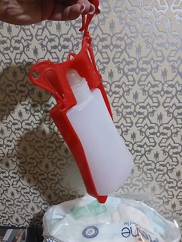 Daşınan heyvan su qabı – butulka ilə birlikdə - Məhsul: Qatlana bilən