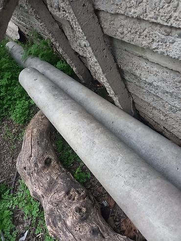 Beton borular - Material: möhkəm beton - Miqdar: 2 ədəd - Forma