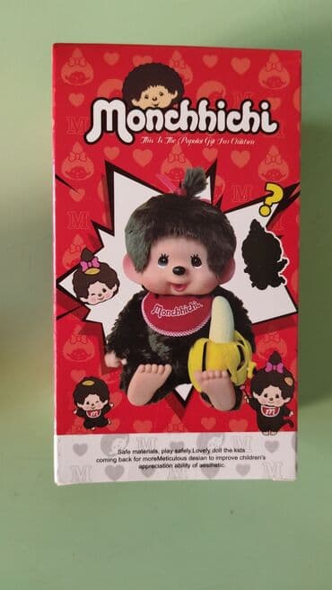 uşaq kuklası: Monchhichi oyuncağı – orijinal uşaq hədiyyəsi - Brend: Monchhichi - — 1