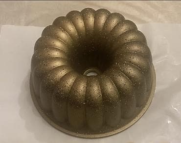 mini pec: Şirniyyət qəlibləri, rəng - Qızılı, Metal, Dairəvi — 2
