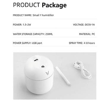 mini soyducu: Hava nəmləndiricisi Ultrasəs, Ev üçün, Ödənişli çatdırılma — 3