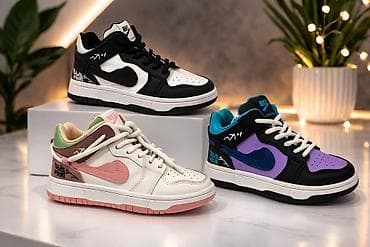 krosovka: Nike Dunk Low stilində uniseks idman ayaqqabıları – 3 fərqli rəng — 1