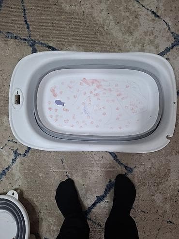 uşaq yelenceyi: Uşaq üçün qatlanan vanna + anatimik hamam oturacağı - Material — 3