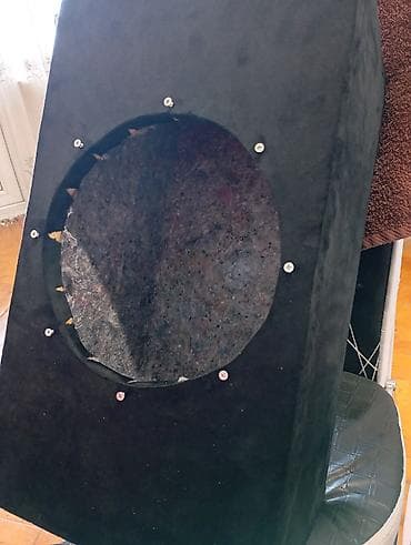 deri çanta: Avtomobil üçün passiv subwoofer 20-30vat - Korpus: qara akustik parça — 5