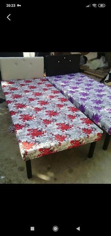 Çarpayı Təzə hazırı var Çatdırılma var 1 nəfərlik 50 manat 2 nəfərlik