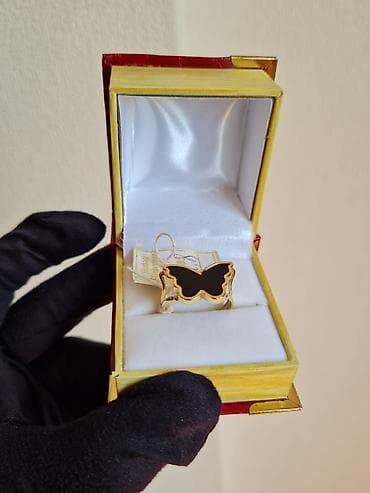 qizil sat: Üzük, Sarı qızıl, 585 Əyar, 5.00+ Karat — 6