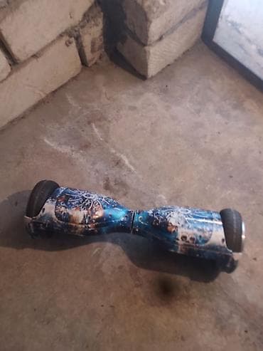 Özünü-tarazlayan elektrikli skuter (hoverboard) - Dizayn: Mavi/göy