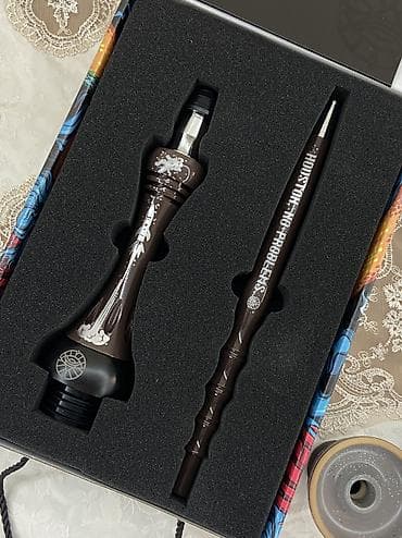 Nargilə dəsti – Original Alpha X Hookah tematik dizayn Paslanmaz — 9