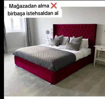 Kreslolar: Yeni, İkinəfərlik çarpayı, Matras ilə, Siyirməsiz, Azərbaycan — 2