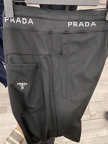 koja şalvar: İdman Şalvar, Prada, XL, rəng - Qara — 4