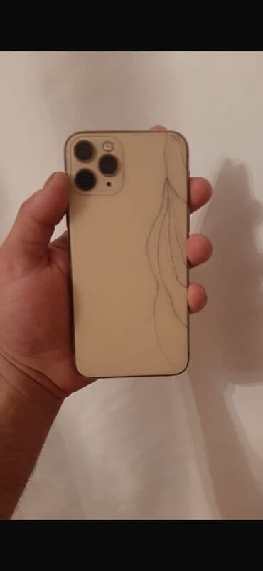 şüşə qiyməti: IPhone 11 Pro, 64 ГБ, Золотой, Face ID — 2