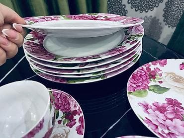 cay dasi satisi: Çay dəsti, rəng - Çəhrayı — 5