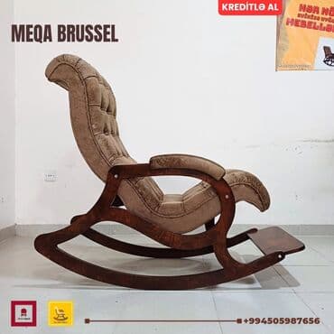 диван и кресло: Новый, Кресло-качалка, Ткань, Есть кредит, Бесплатная доставка в черте города — 2