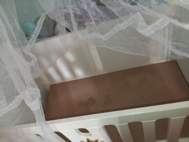 ağ uşaq carpayısı: Oğlan və qız üçün, Dördbucaq, Beşik, Dəst ilə, Matras ilə, Yellənmə mexanizmsiz — 2