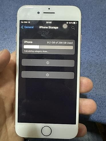 044 mobil operator: IPhone 8, 256 GB, Qızılı, Barmaq izi — 7