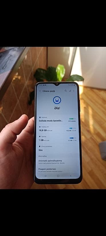samsunq telfon: Samsung Galaxy A03s, 32 GB, rəng - Qara, İki sim kartlı — 2