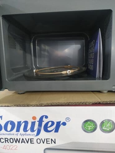 mikro soba: Микроволновка Sonifer, Отдельностоящая, С микроволнами, цвет - Белый, Новый — 2