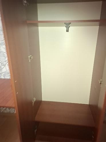 paltar asılqan: İkiqapılı paltar dolabı - Material: laminat/taxta kompozit, qoz ağacı — 2