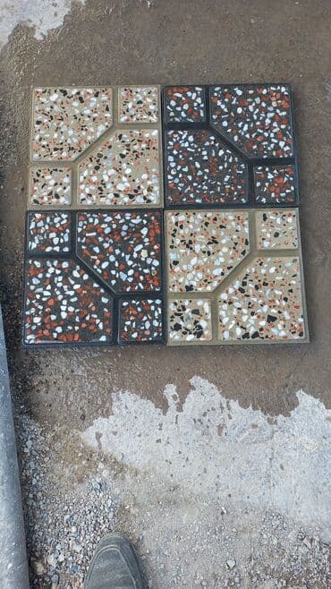 Ev üçün dekor: Məhsul: Kafel/daş döşəmə plitələri (mozaik daş çınqıllı dizayn) - — 16