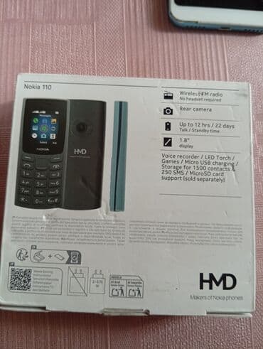 piknik feneri: Nokia 110 4G, rəng - Mavi, Düyməli — 2